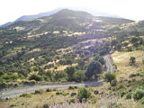 Mountainous terain in south Crete